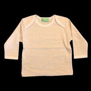 😀 3 for $20 NWOT Baby Size 0-3 3-6 or 6-12 month Organic Cotton Striped Tee Top